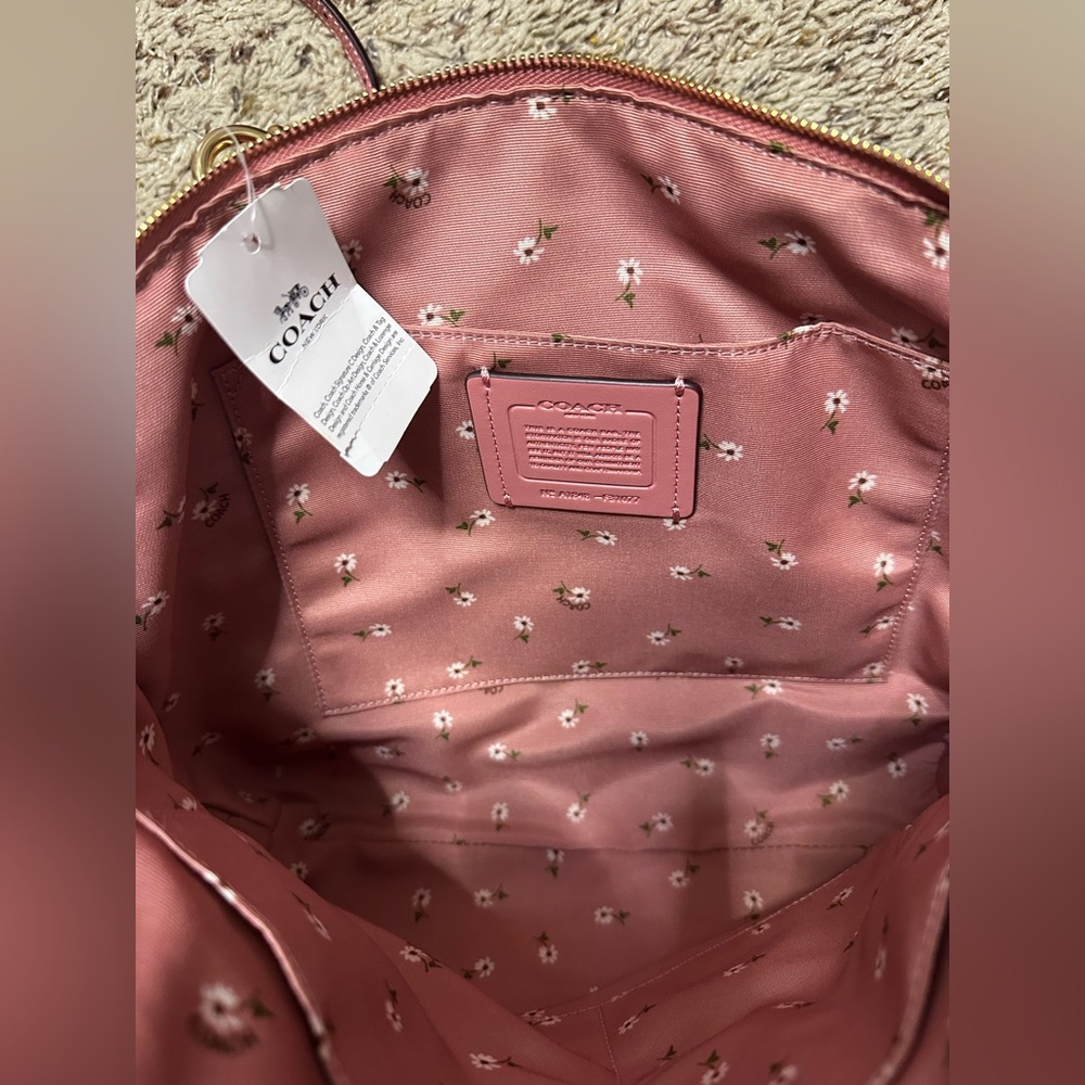 Coach F31077 Small Kelsey Satchel Pebble Leather Vintage Pink - Picture 5 of 5